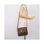 Celine - Macadam Medium Skuldertaske i Lærred - Brun