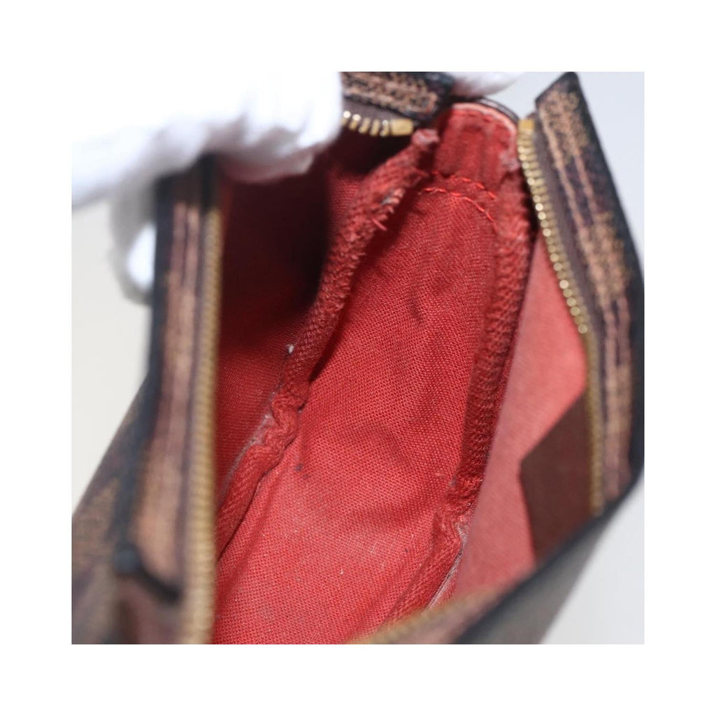 Louis Vuitton - Trousse Make Up Small Clutch i Lærred - Brun