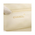 Chanel - Clutch Full Flap Wallet On Chain Leer - Wit