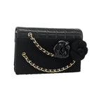 Chanel - Flap Clutch Kuverttaske Læder - Sort