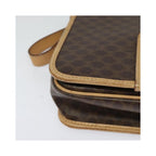 Celine - Borsa a spalla Macadam in tela - Marrone