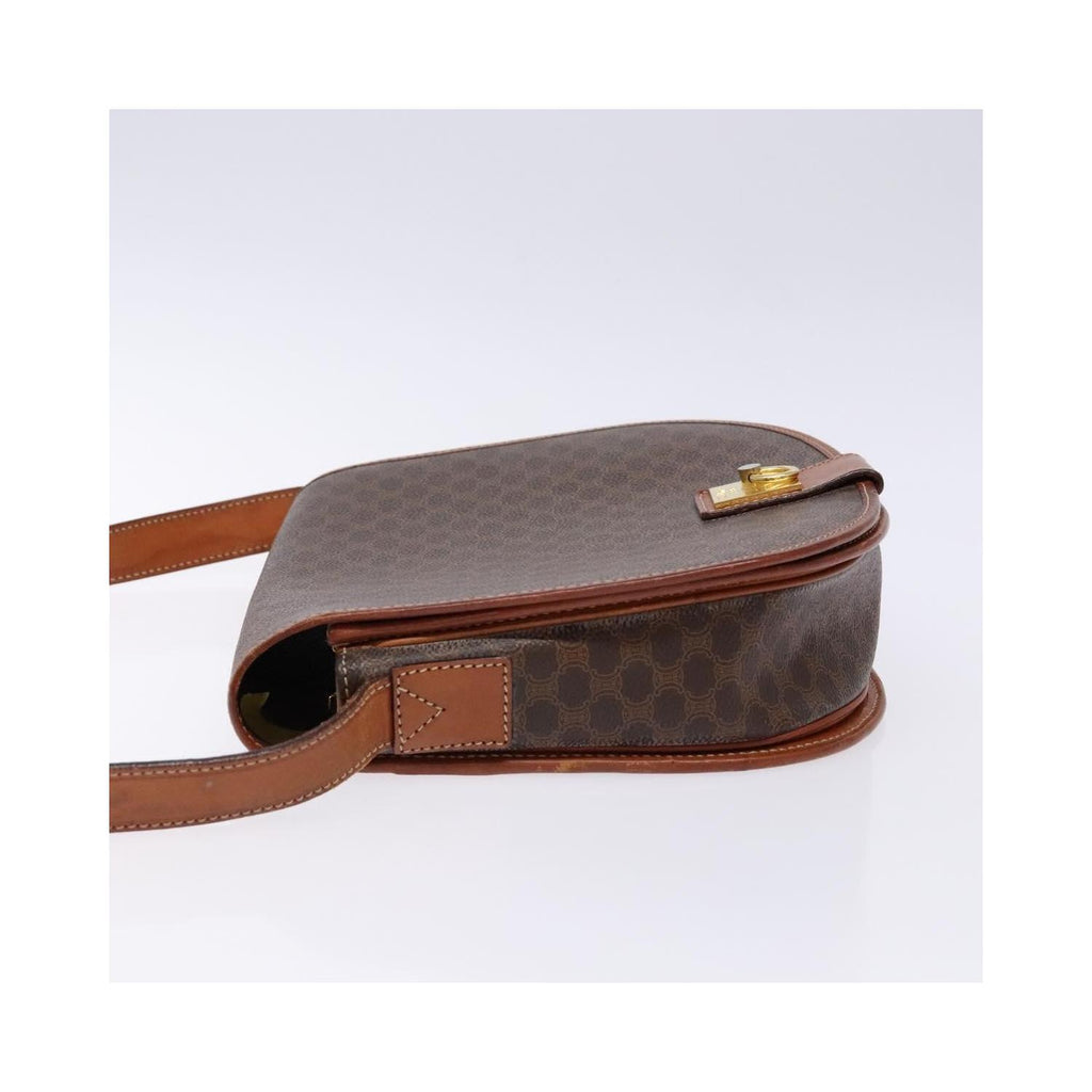 Celine - Axelremsväska Macadam Shoulder Bag Canvas - Brun
