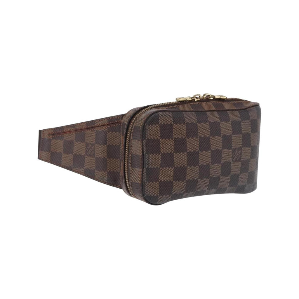 Louis Vuitton – Torba na ramię Geronimos Waist z płótna – Brązowa