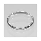 Cartier - Alianza 1895 de 2,5 mm de platino - Plateado