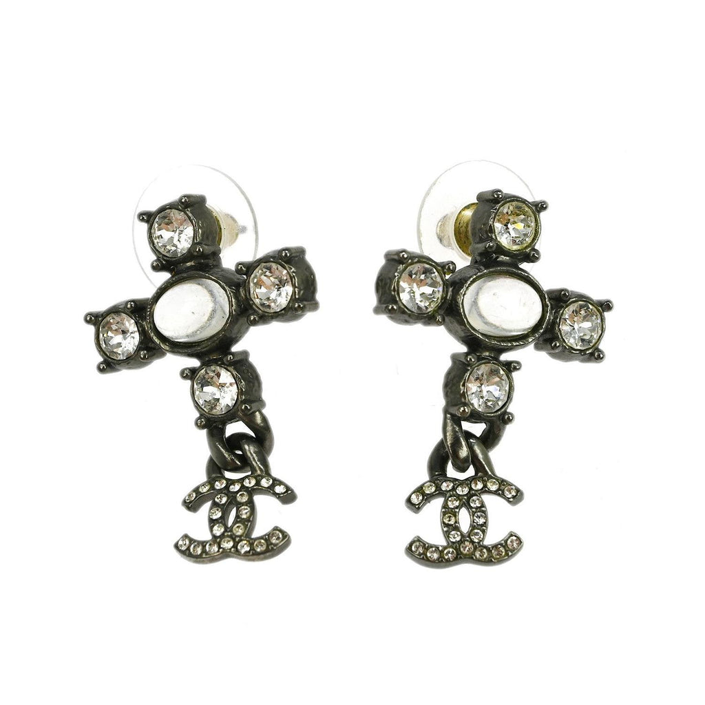 Chanel - Örhängen CC Dangle Silver_Plated - Silver
