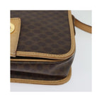Celine - Borsa a spalla Macadam in tela - Marrone