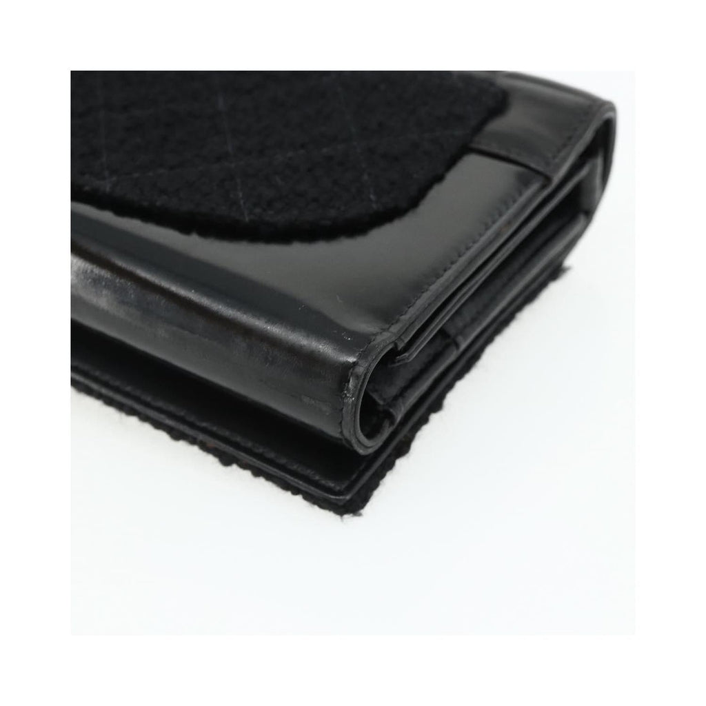 Chanel - Flap Clutch Kuverttaske Læder - Sort