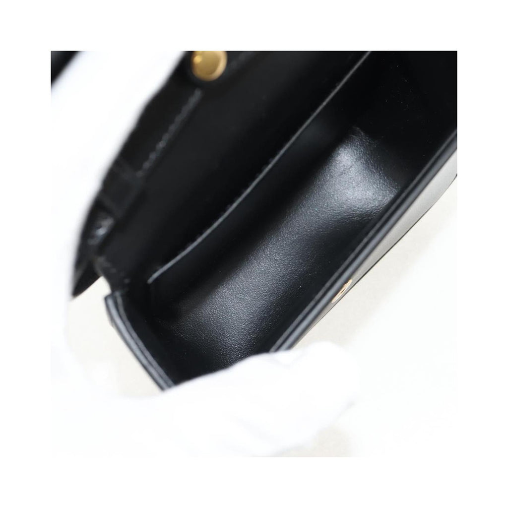 Celine - Torebka Vintage Triomphe Shoulder Medium Skórzana - Czarny