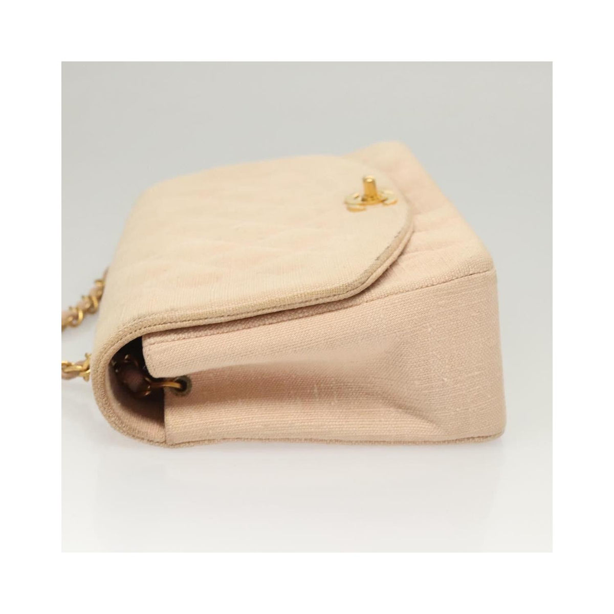 Chanel - Vintage Diana Flap Liten Axelremsväska i Canvas - Rosa