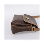 Celine - Macadam Medium Skuldertaske i Lærred - Brun