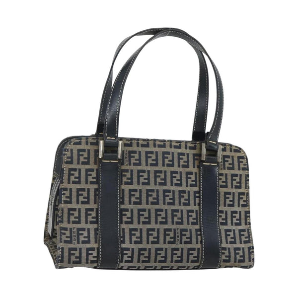 Fendi Vintage Satchel Zucchino Canvas Mini