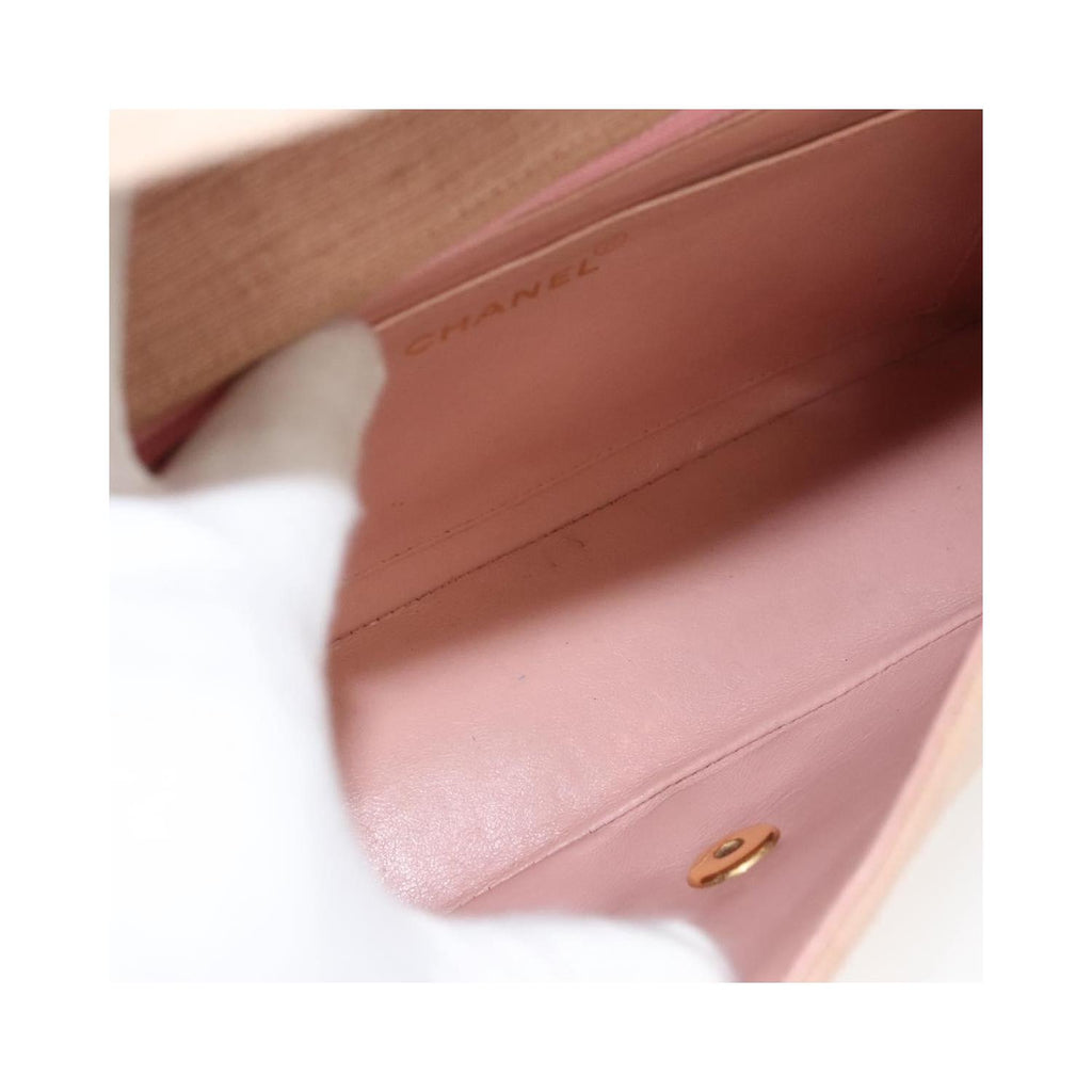 Chanel - Vintage Diana Flap Liten Axelremsväska i Canvas - Rosa