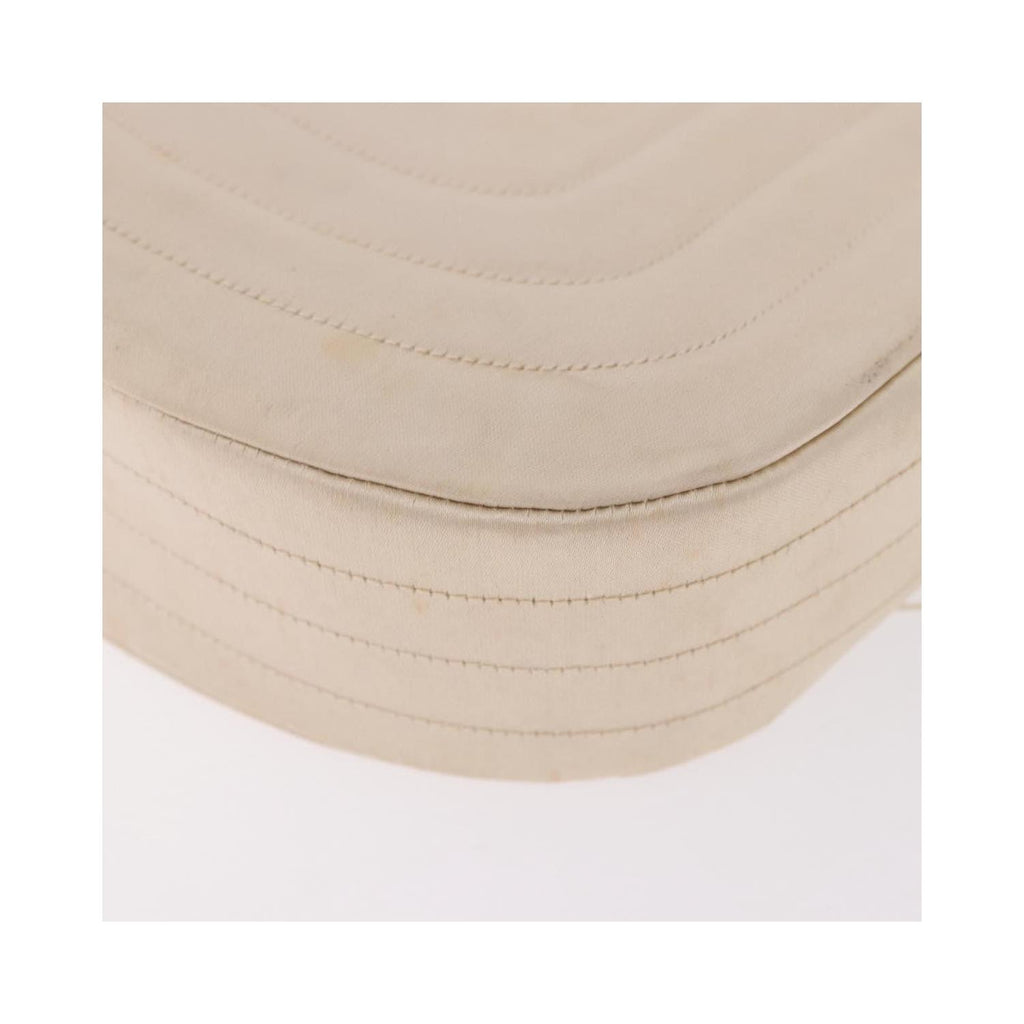 Chanel - Axelväska Vintage Round Flap Satin - Beige