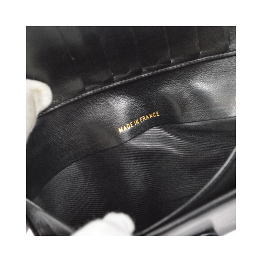 Chanel – Portfel Timeless Cc French Long skóra – Czarny