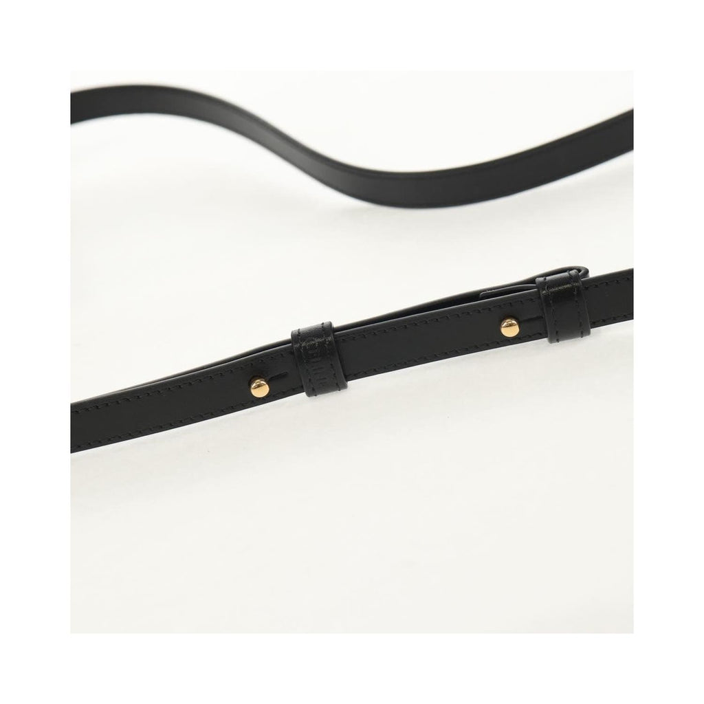 Celine - Torebka Vintage Triomphe Shoulder Medium Skórzana - Czarny
