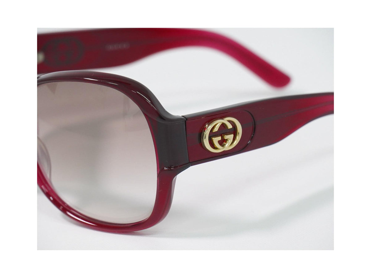 Gucci - Okulary Przeciwsłoneczne Eyewear Plastic - Czerwone
