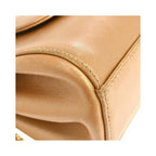 Chanel - Axelremsväska Mademoiselle Mini Läder - Brun