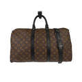Louis Vuitton - Torba Podróżna Keepall Bandoulière 45 Płótno - Brązowa