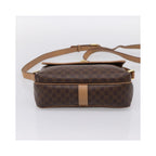 Celine - Macadam Medium Skuldertaske i Lærred - Brun