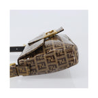 Fendi - Axelväska Mamma Baguette Medium Canvas - Beige