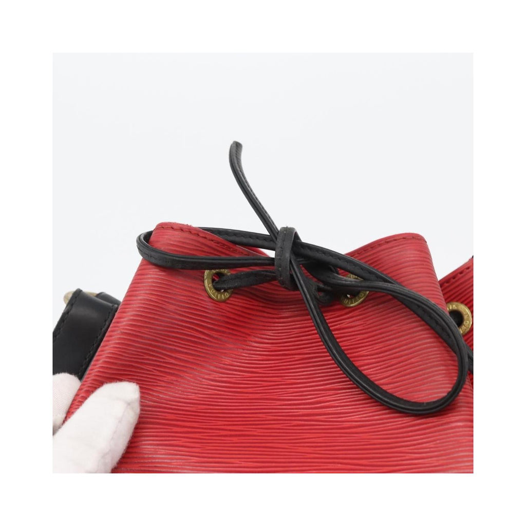 Louis Vuitton - Axelväska Bicolor Petit Noe Handbag Läder - Röd