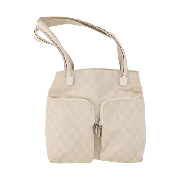 Gucci Double Pocket Tote GG Canvas Small