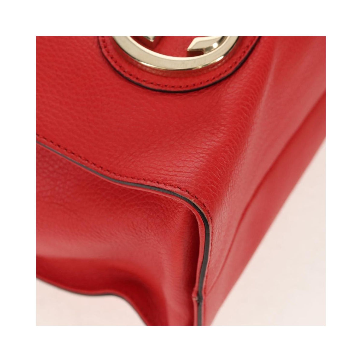 Gucci - Borsa shopper Grand Prix Interlocking GG grande in pelle - Rossa