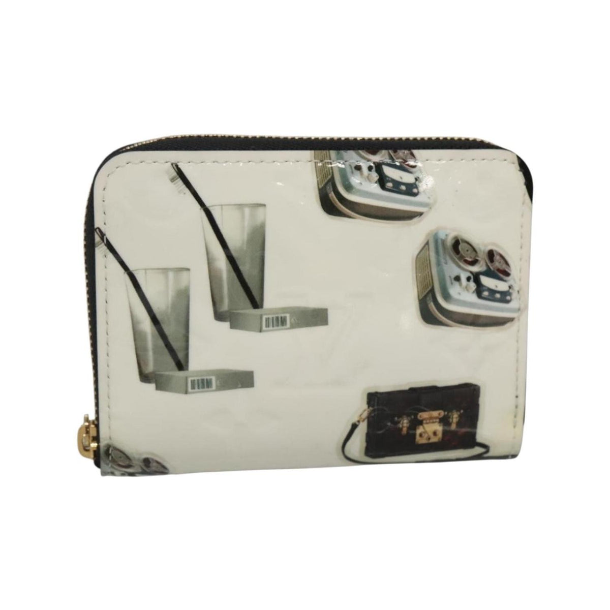 Louis Vuitton - Portfel ze skóry lakierowanej Nicolas Ghesquière Zippy - Biały
