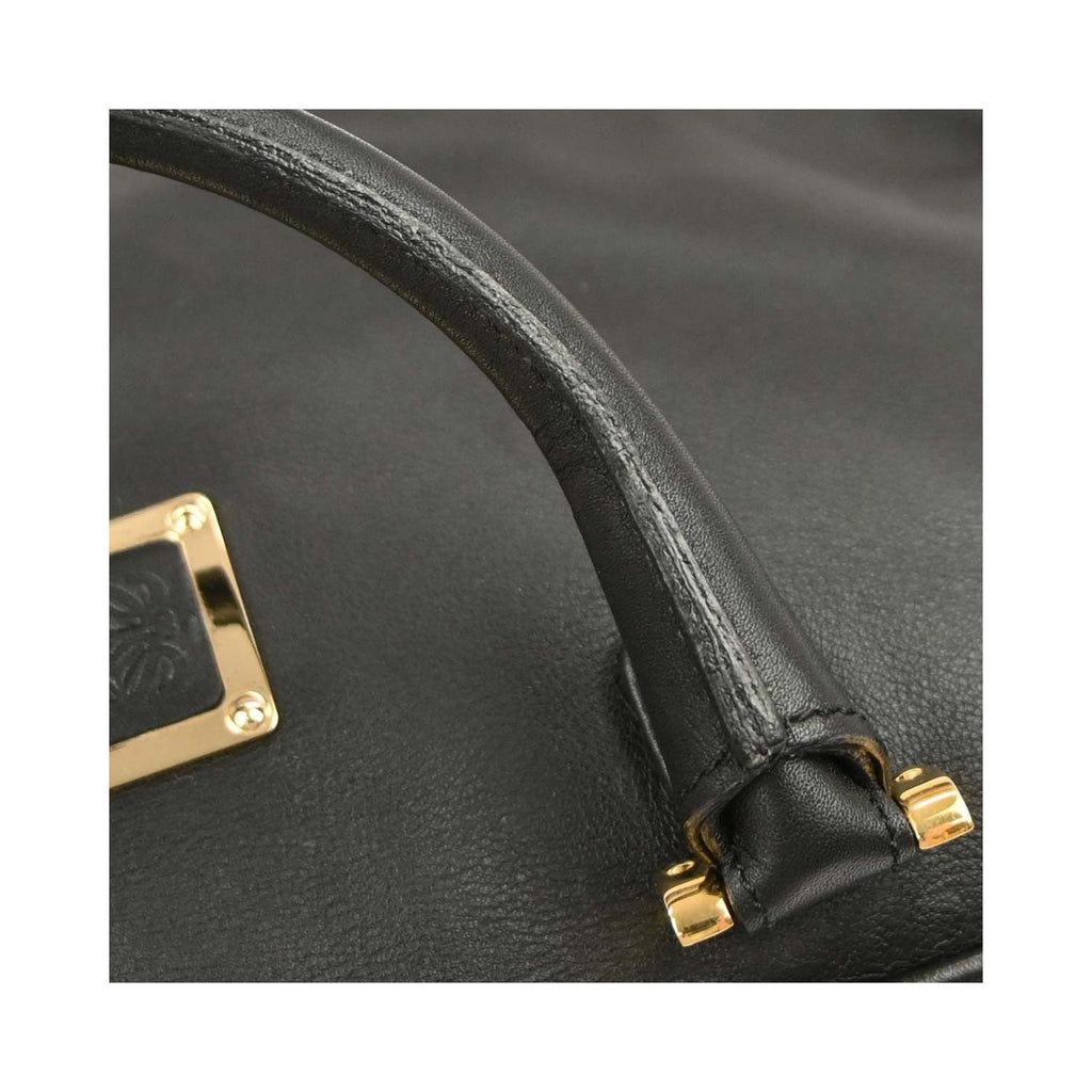 Loewe - Torba podróżna Amazona 40 Cuir - Czarna