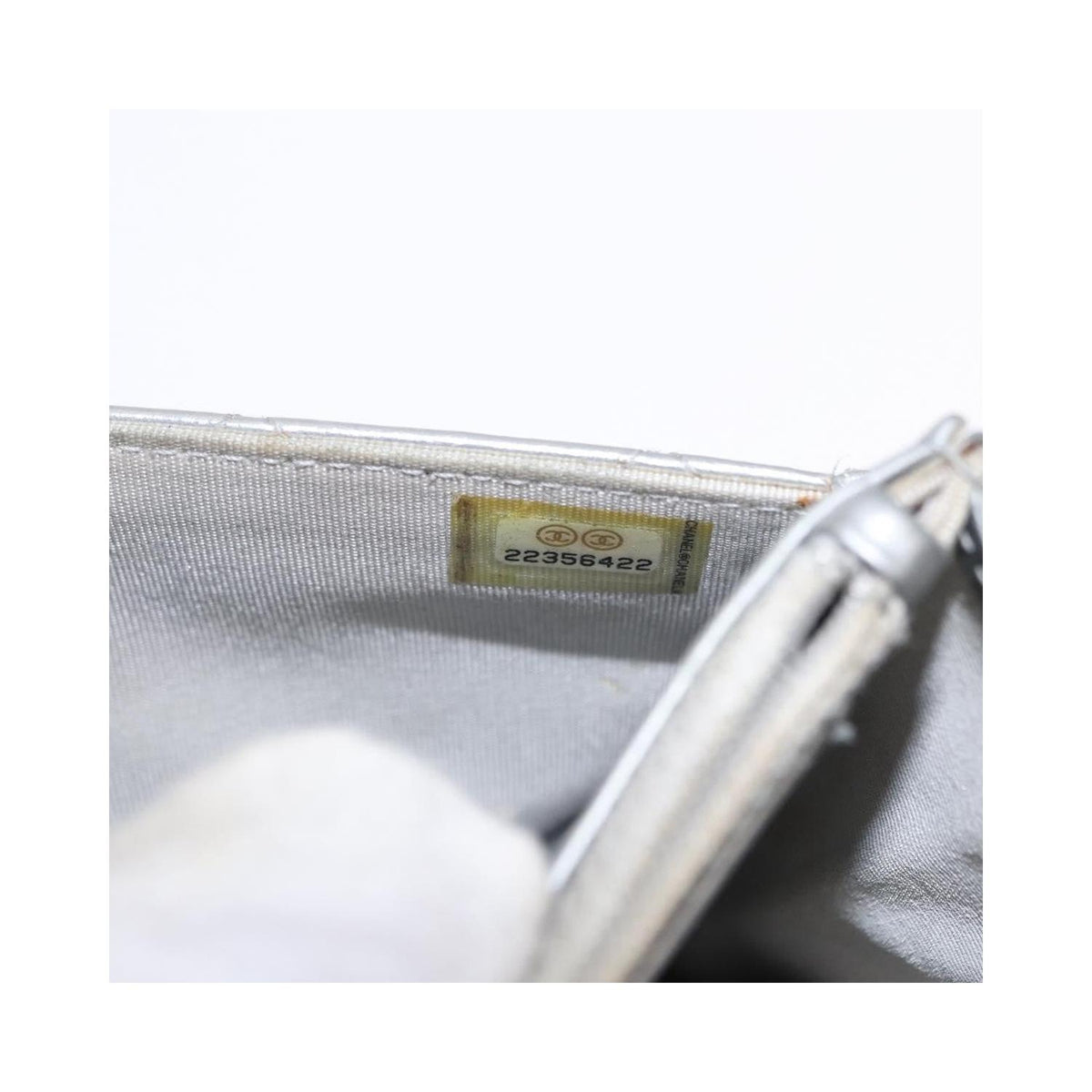 Chanel - Axelremsväska Reissue 2.55 Wallet On Chain Läder - Silver