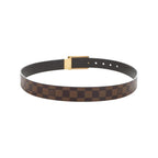 Louis Vuitton - Cinturón Inventeur mediano de lona - marrón