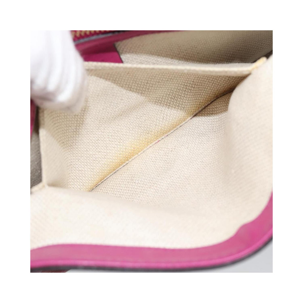 Gucci - Axelremsväska Soho Chain Medium Lackläder - Rosa