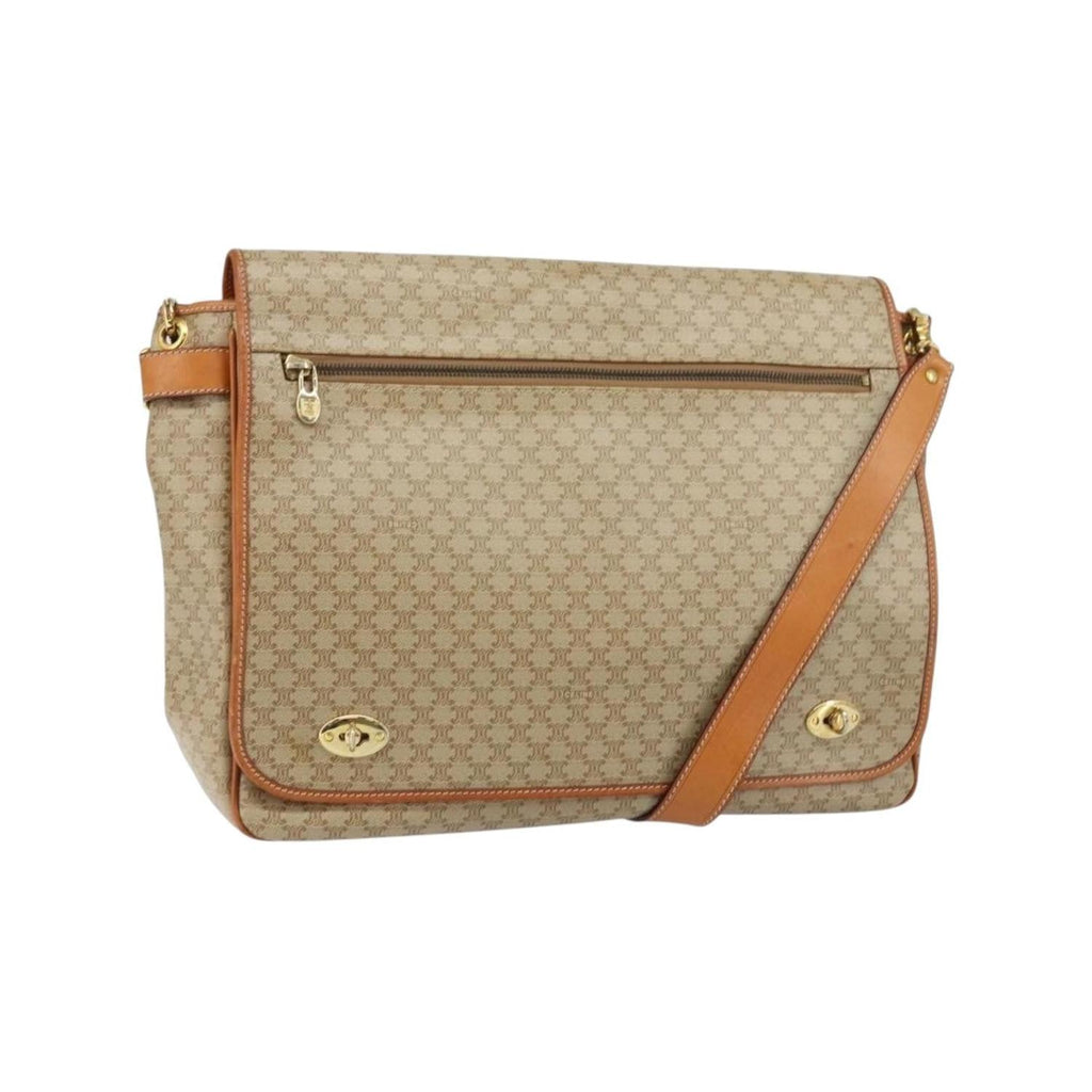 Celine - Borsa a spalla Macadam in tela - Beige