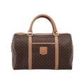 Celine - Torebka Do Ręki Vintage Macadam Boston Pvc - Brązowa