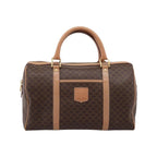 Celine - Torebka Do Ręki Vintage Macadam Boston Pvc - Brązowa
