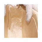 Chanel - Axelväska Vintage Round Flap Satin - Beige