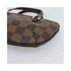 Louis Vuitton - Bolso de mano Manosque Pochette GM de lona - Marrón