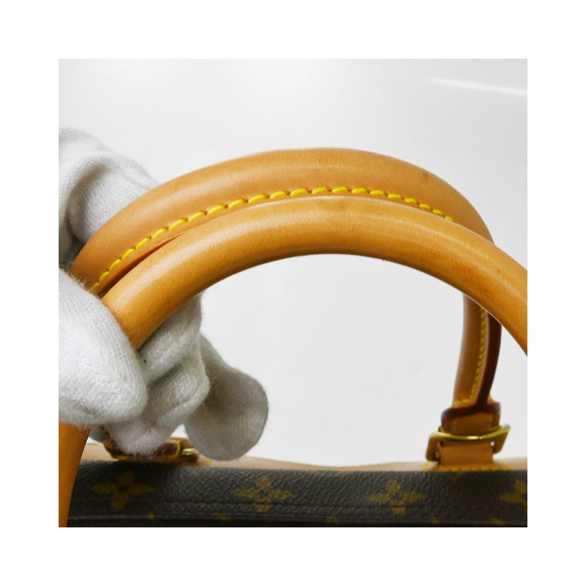 Louis Vuitton – Deauville Mini Handväska i Canvas – Brun