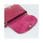 Gucci - Axelremsväska Soho Chain Medium Lackläder - Rosa