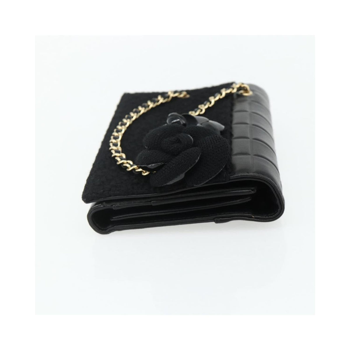 Chanel - Flap Clutch Kuverttaske Læder - Sort