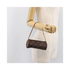 Louis Vuitton - Papillon Pochette Mini Clutch Canvas - Brun