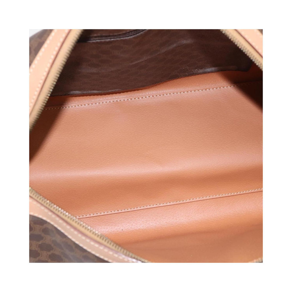 Celine - Torebka Do Ręki Vintage Macadam Boston Pvc - Brązowa