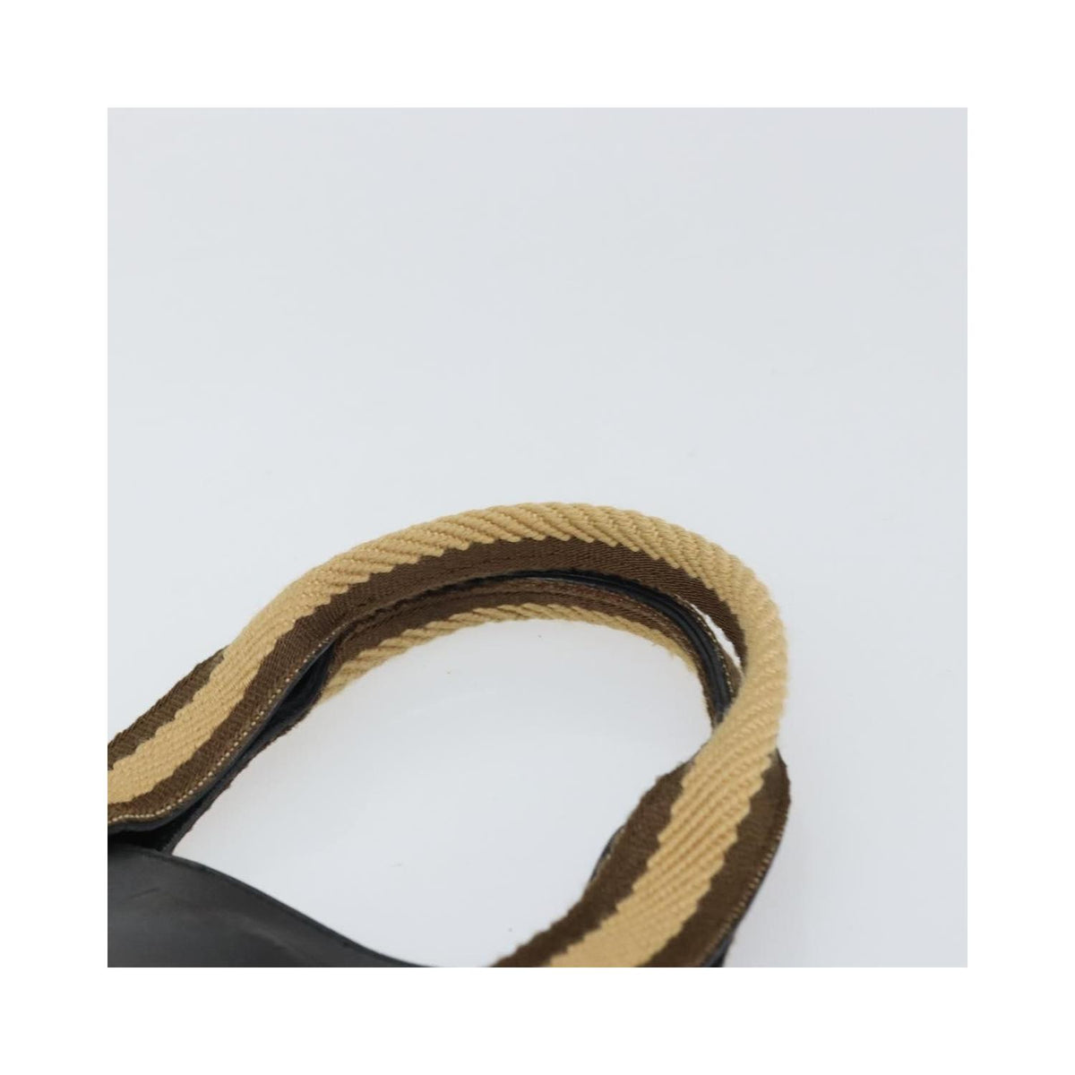 Gucci - Vintage Web Tote Lædershopper - Sort