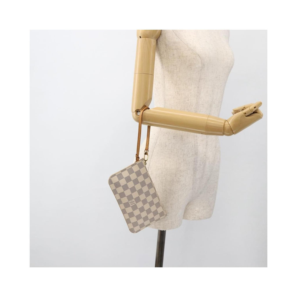 Louis Vuitton - Saszetka Neverfull Pochette Small Toile - Biała