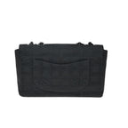 Chanel - Axelväska Travel Line Flap Medium Nylon - Svart
