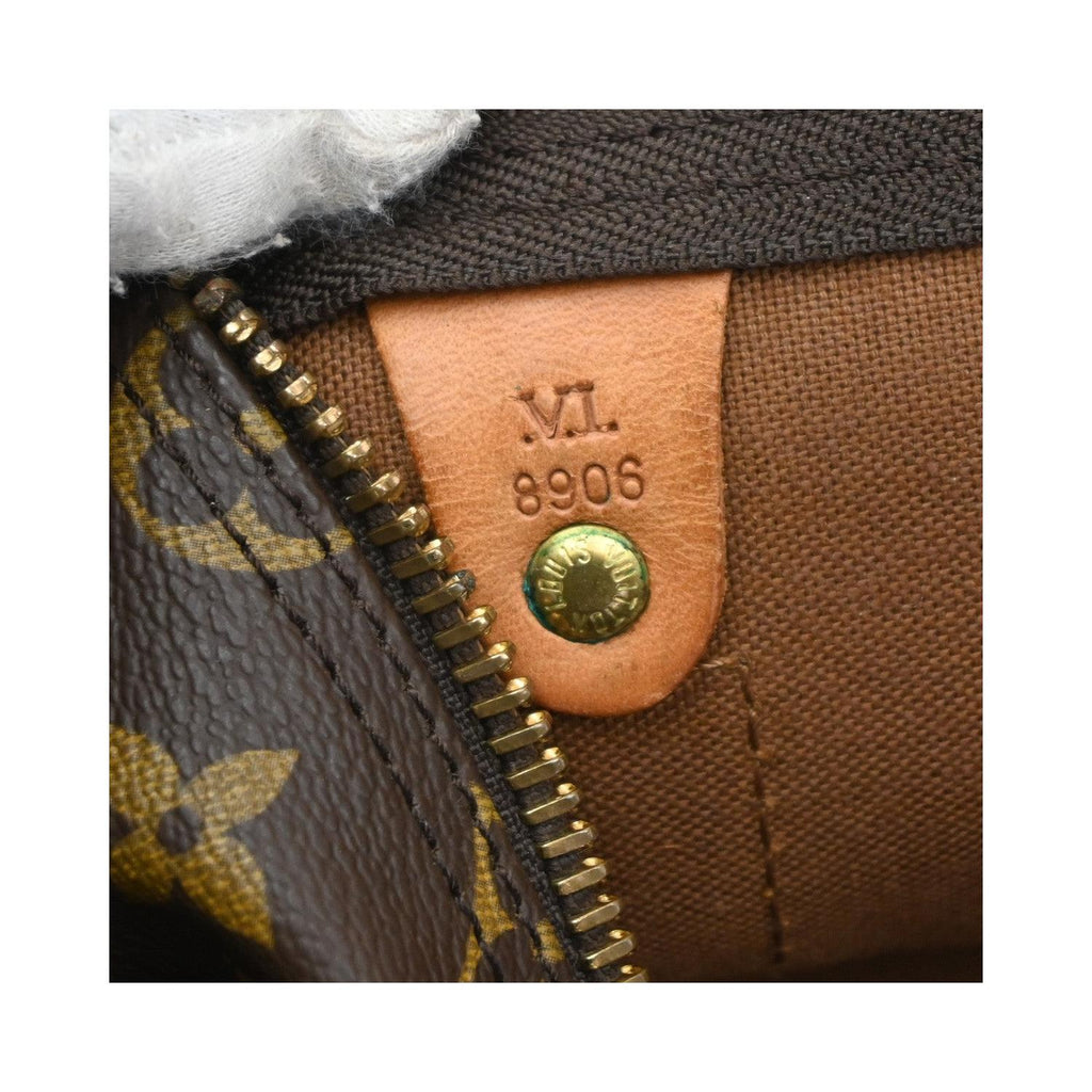 Louis Vuitton - Borsa da viaggio Keepall Bandoulière 55 in pelle - Marrone