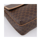 Celine - Macadam Medium Skuldertaske i Lærred - Brun