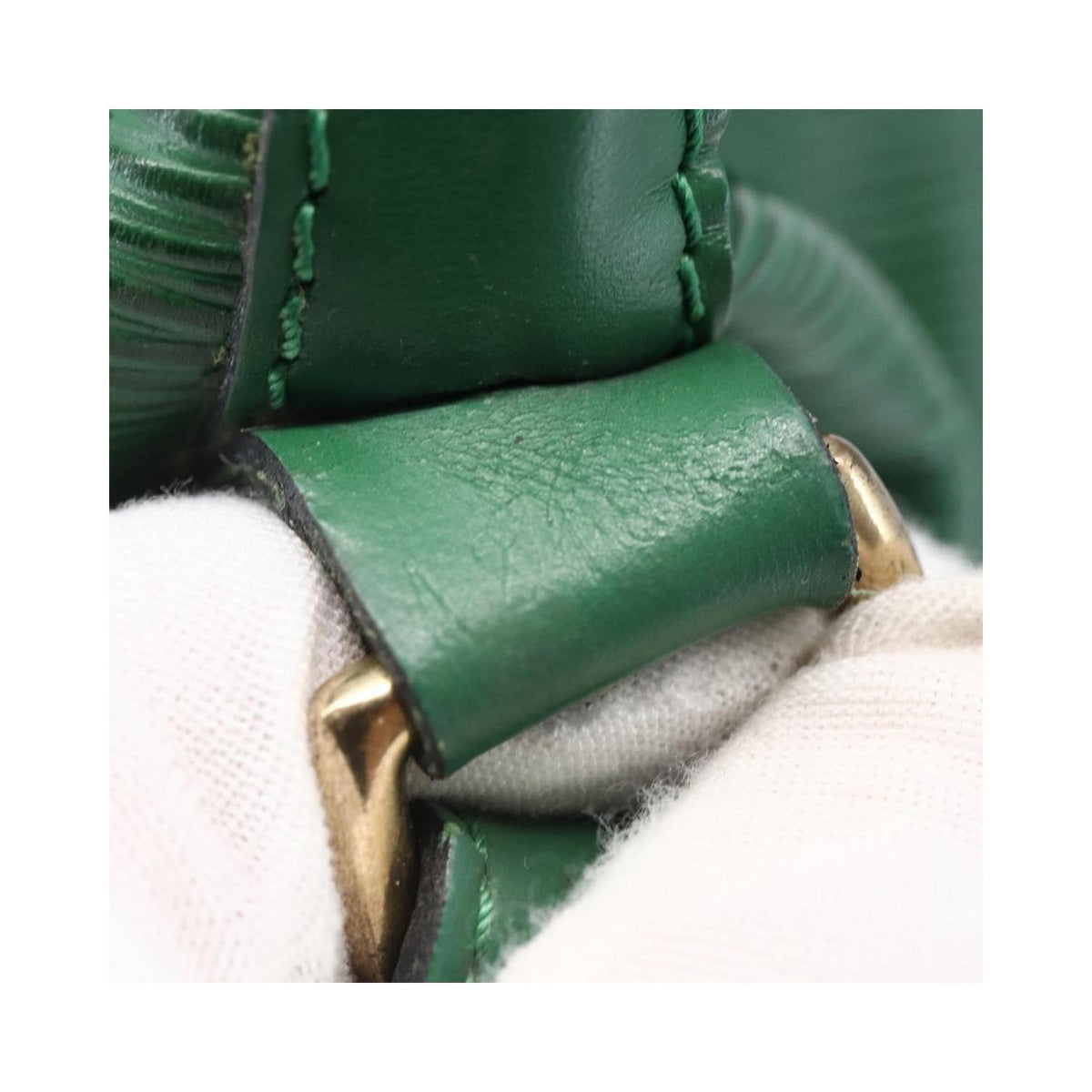Louis Vuitton – Torebka na ramię Petit Noe Handbag Medium ze skóry – Zielona