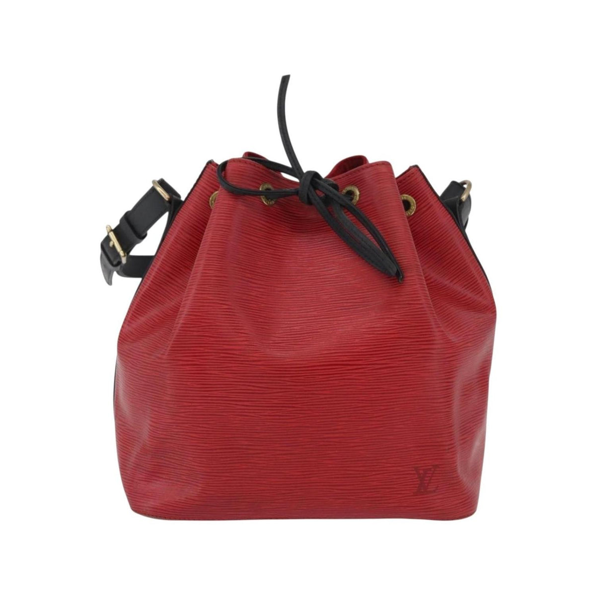 Louis Vuitton - Axelväska Bicolor Petit Noe Handbag Läder - Röd