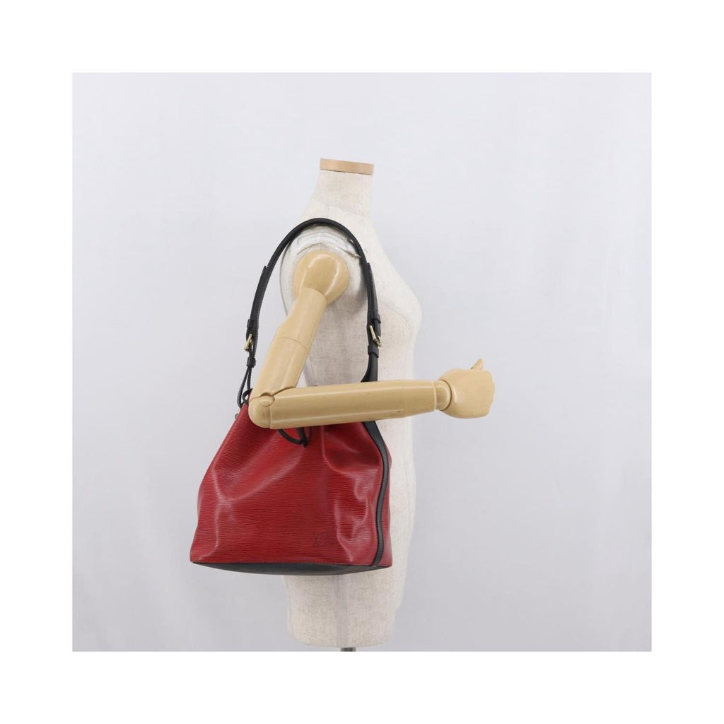 Louis Vuitton - Axelväska Bicolor Petit Noe Handbag Läder - Röd